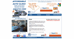 Desktop Screenshot of affordableautoclinic.com